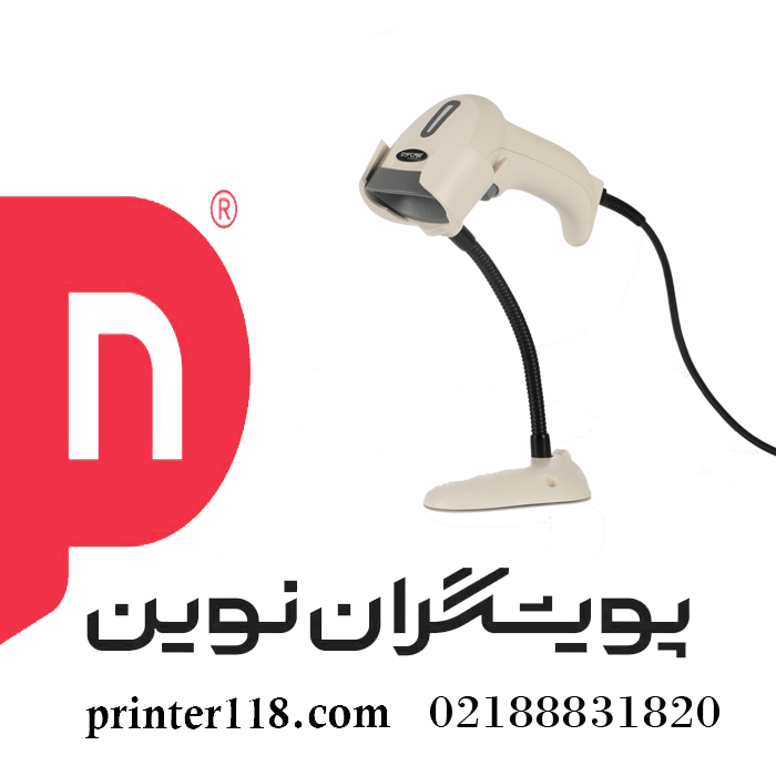 بارکدخوان سیمدار تصویری Oscar Unilite II 2D سفید