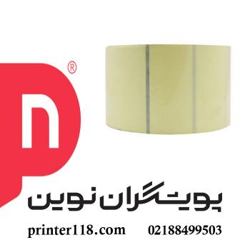لیبل (برچسب) بی رنگ 100×300 بوبین بزرگ